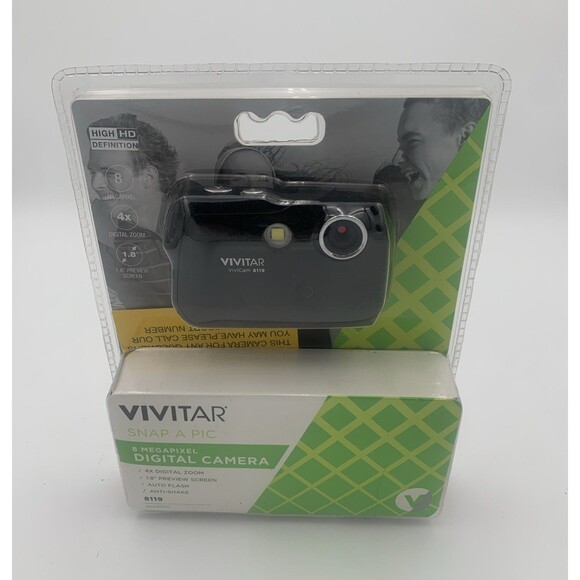 Vivitar ViviCam 46 Vintage Compact Purple Digital Camera 4.1 MP Y2K New Sealed - Picture 1 of 4
